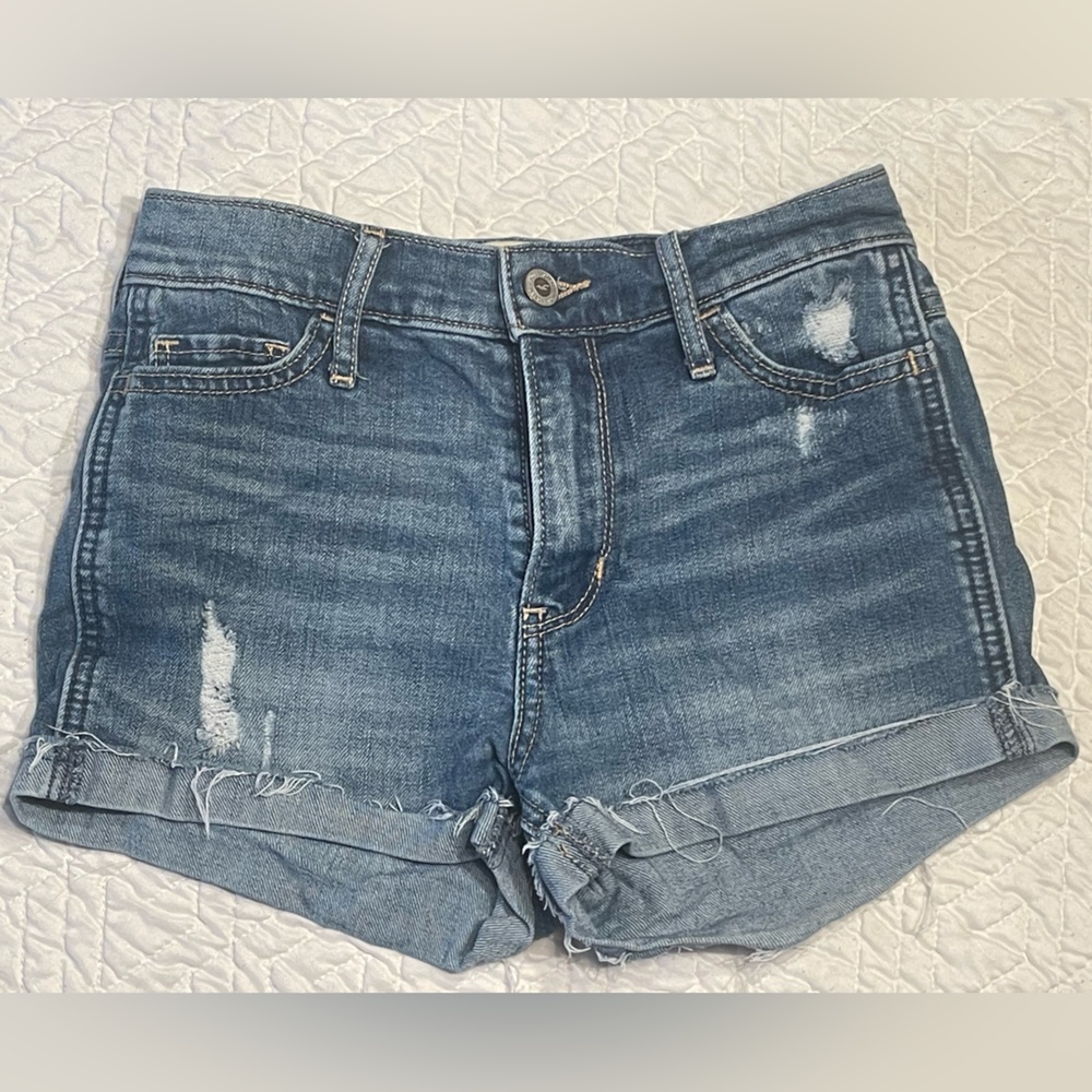 Hollister Short-Short High Rise Size 00 Denim Shorts